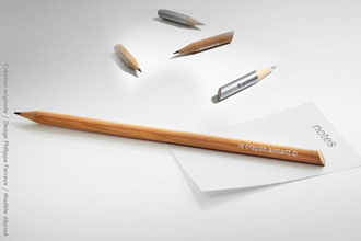 crayon publicitaire made in France Aimant