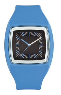 montre promotionnelle fabrication francaise bleu 