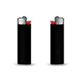 briquet personnalise slim lighter noir 