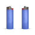 briquet publicitaire maxi lighter bleu 