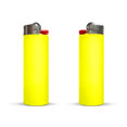 briquet publicitaire maxi lighter jaune 