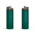 briquet publicitaire maxi lighter vert_fonce 