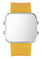 cadeau d affaire montre publicitaire fabrication francaise jaune 