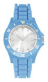 montre personnalisable fabrication francaise turquoise-argent 