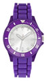 montre personnalisable fabrication francaise violet-argent 