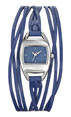 montres objet pub femmes bleu 