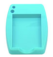 porte bloc papier made in france pasbaf3008 turquoise 