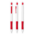 stylo personnalisable bic matic grip metallic blanc  rouge